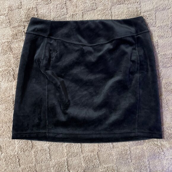 NWOT New Lululemon Scuba High-Rise Pull-On Mini Skirt Activewear Velvet Black L - Picture 2 of 7